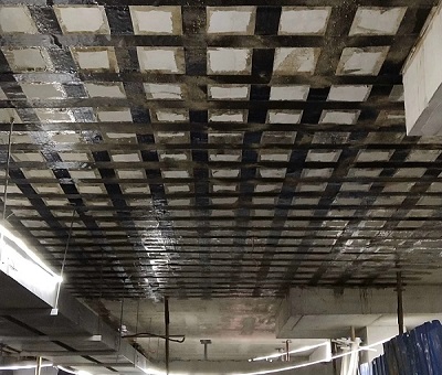 结构梁板碳纤维加固施工